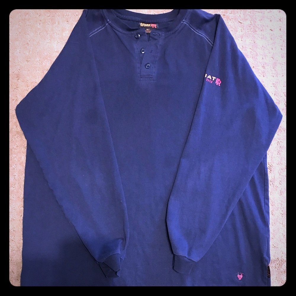 Men's Ariat Work FR Henley long sleeve shirt